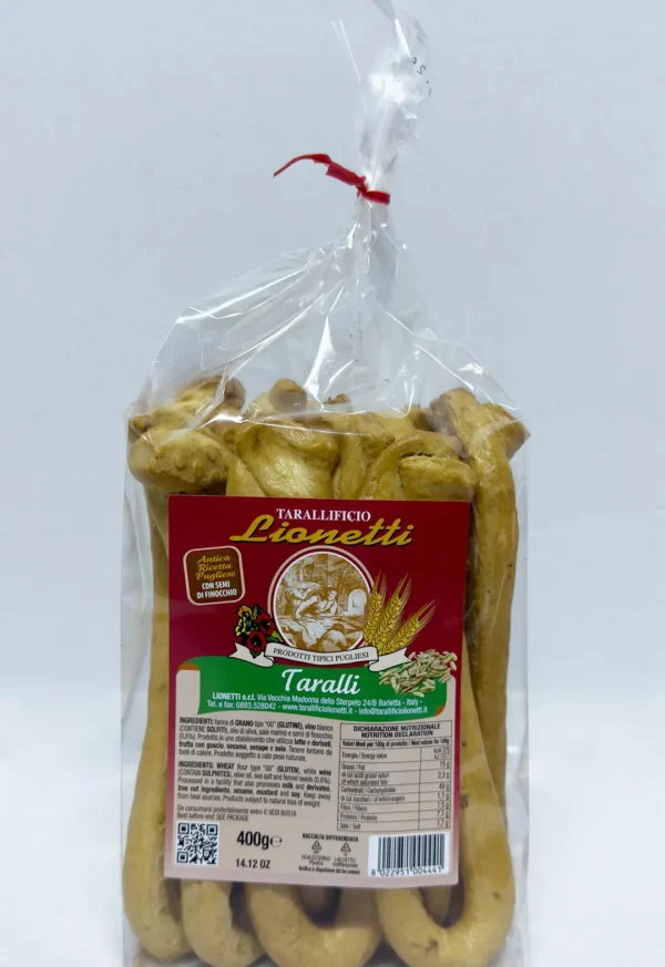 Taralli tradizionali lunghi
