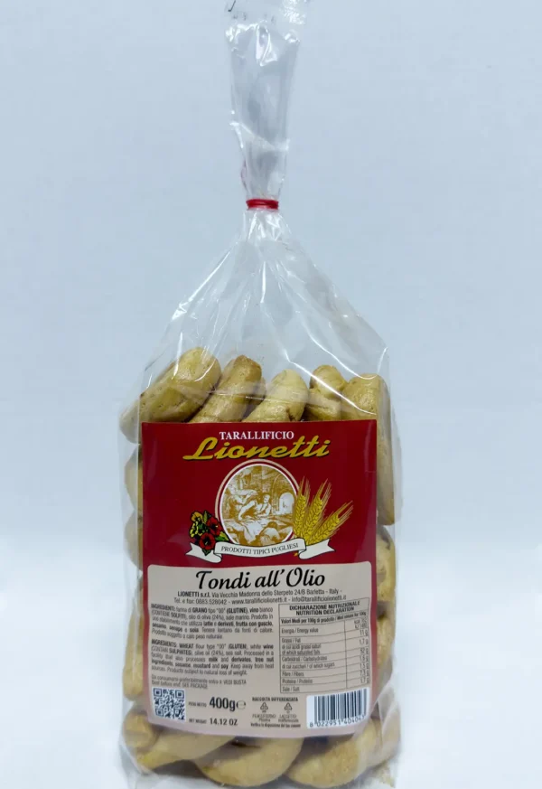 Taralli tondi all'olio