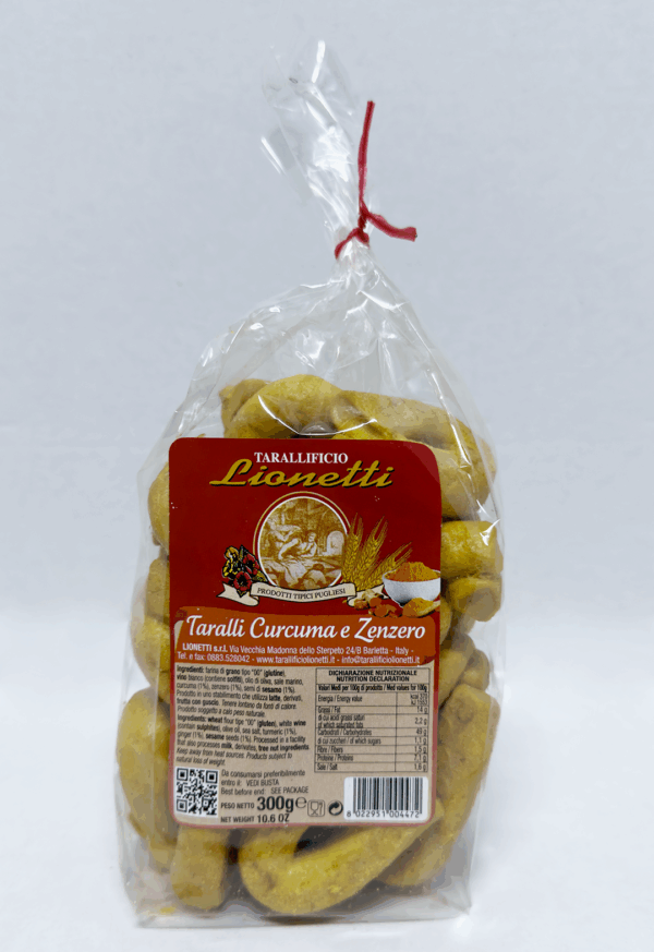 Taralli curcuma e zenzero